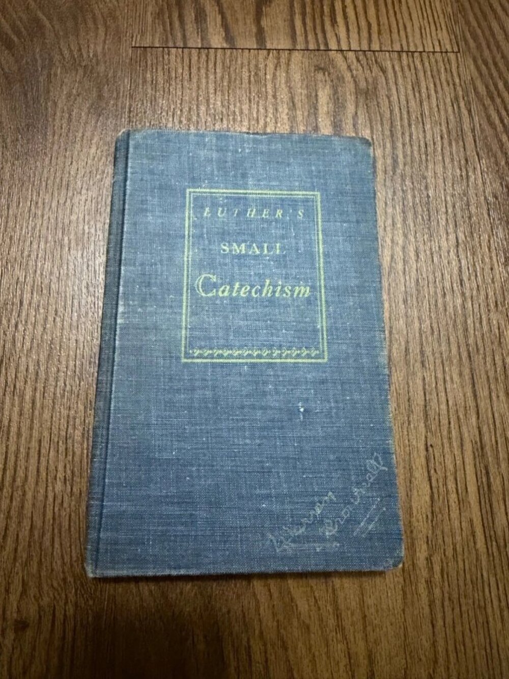 Item #741 Luther's Small Catechism 1943 Concordia Vintage HC Book